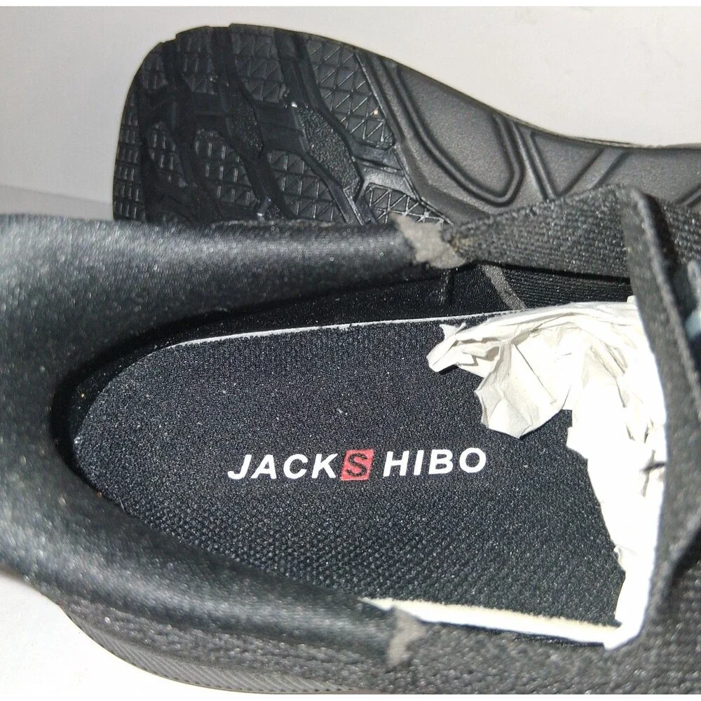 JACKSHIBO Mens Wide Toe Slip-on Arch Support Orthopedic Sneakers Size 10